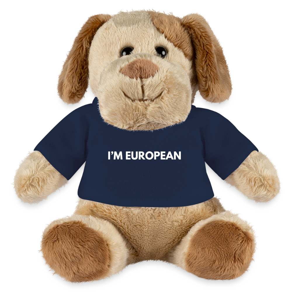 "I'M EUROPEAN" - MiniFeet® Hund Helge - french navy