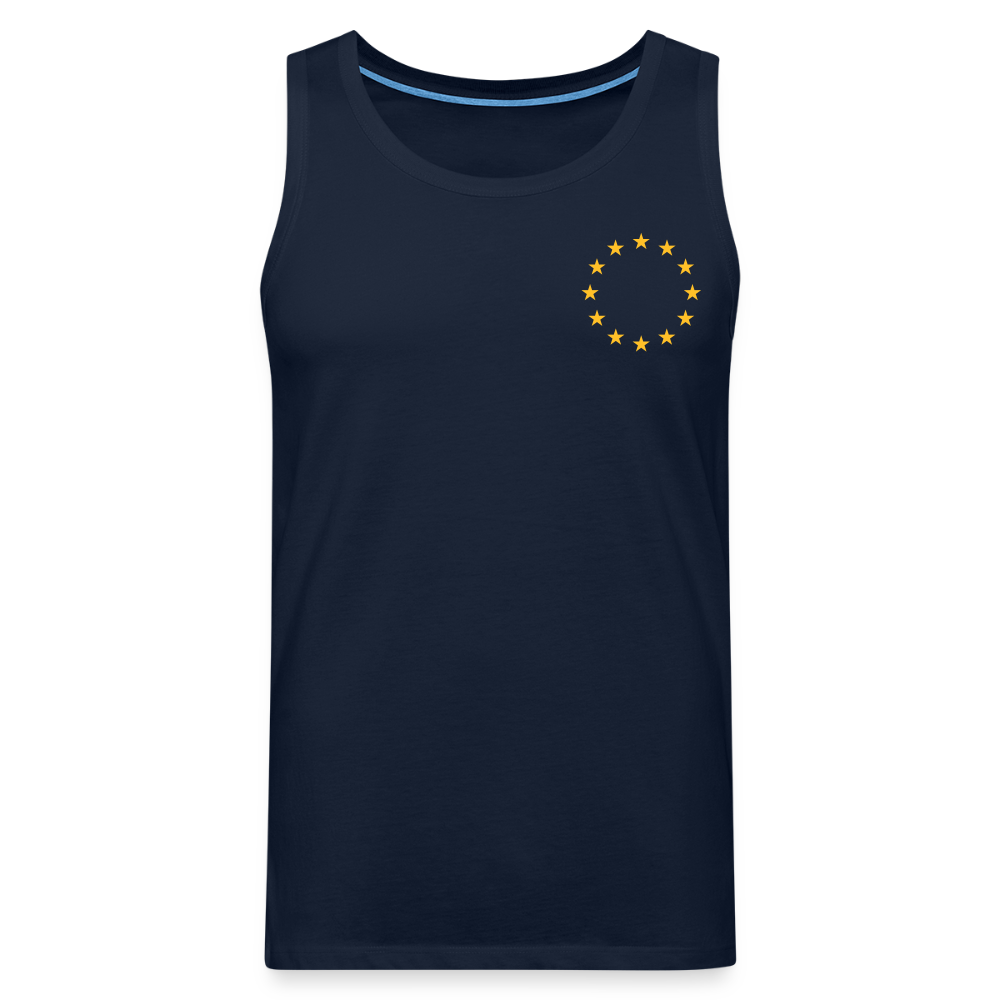 "12-stars-mini" - Männer Premium Tank Top - navy