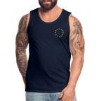 "12-stars-mini" - Männer Premium Tank Top - navy