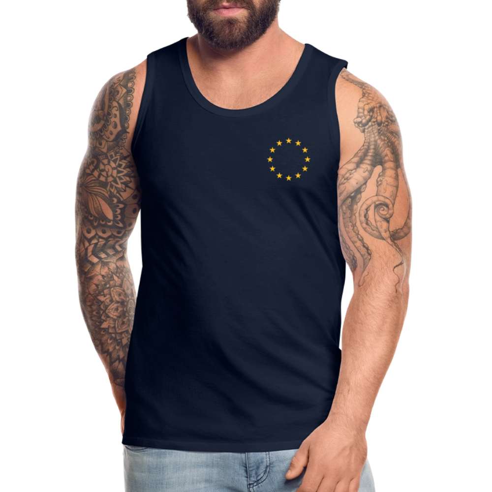 "12-stars-mini" - Männer Premium Tank Top - navy