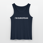 "I'M EUROPEAN" - Gildan Männer Tank Top - navy