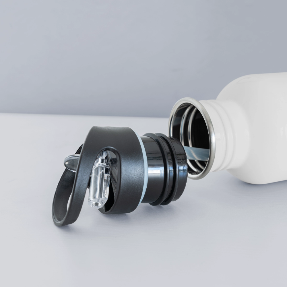 "12-Stars" - Water Bottle - white