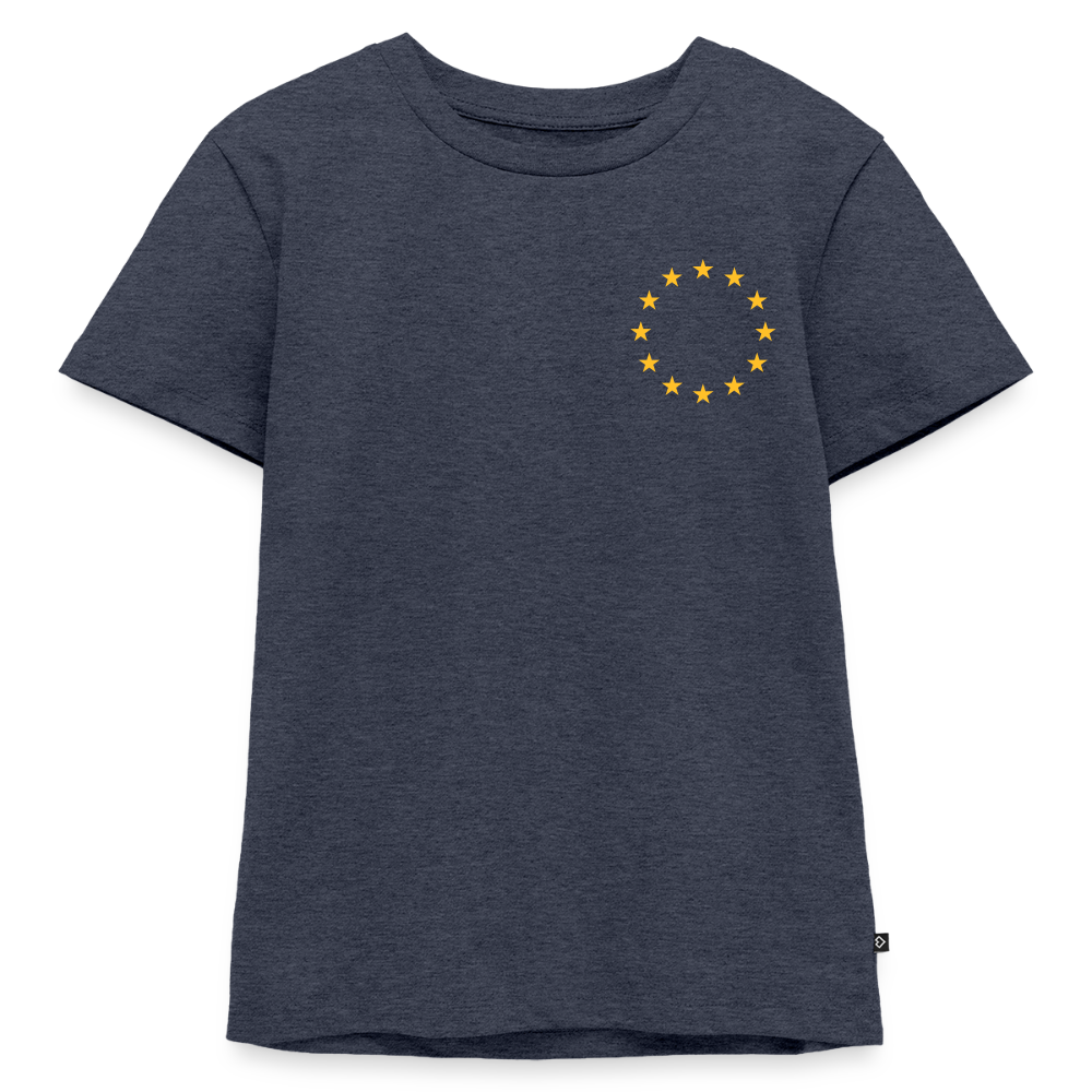 "12-Stars-mini" - Kinder Premium T-Shirt - heather denim