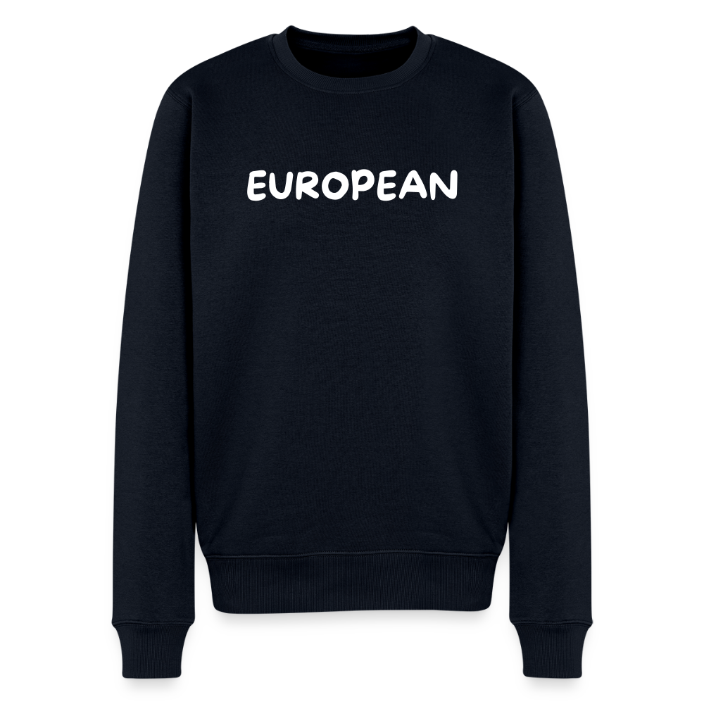 "EUROPEAN" - Männer Premium Pullover - navy
