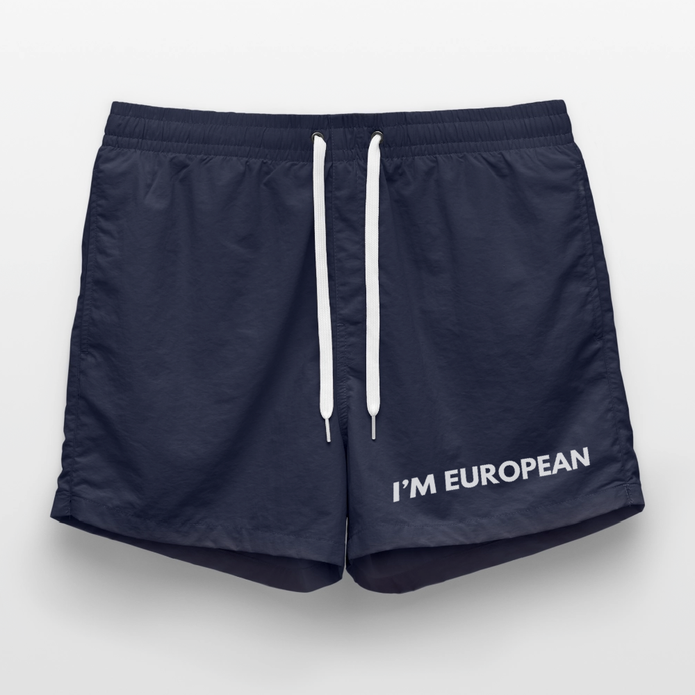 "I'M EUROPEAN" - Badeshorts - french navy