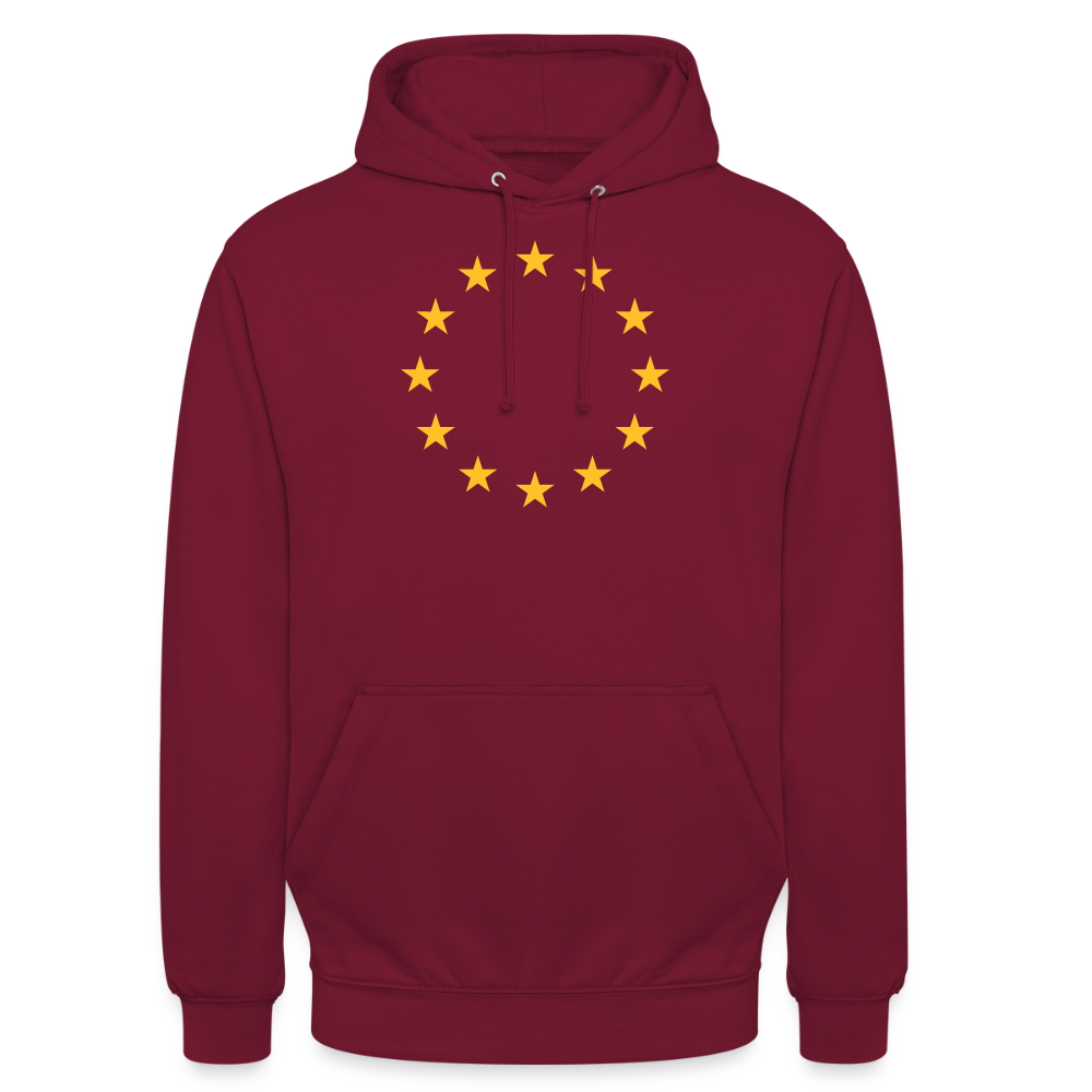 "12-Stars" - Unisex Hoodie - bordeaux