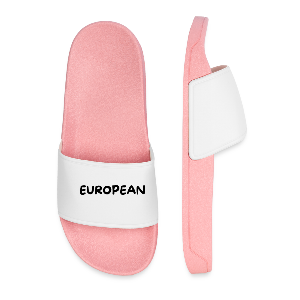 "EUROPEAN" - Männer Badelatschen - light pink