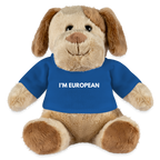 "I'M EUROPEAN" - MiniFeet® Hund Helge - royal blue