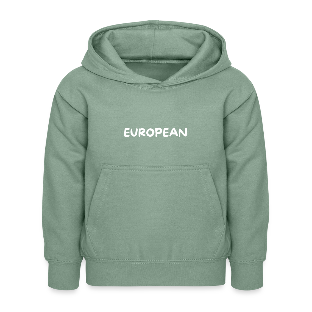 "EUROPEAN" - Kinder Hoodie - steel green