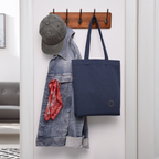 "12-stars-mini" - Stanley/Stella recycelter Heavyweight Stoffbeutel - melange blue