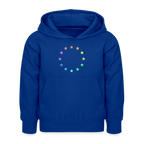 Kids Hoodie - "12 Stars - LGBTQ" - bright royal