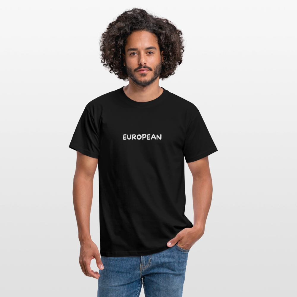"EUROPEAN" Männer T-Shirt - black