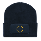"12-Stars" - Recycled Patch Beanie - french navy