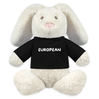 "EUROPEAN" - MiniFeet® RecycelHase® Creme - black