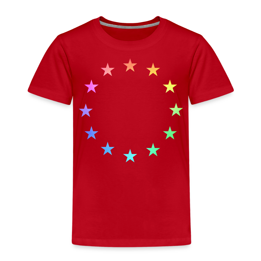 Kids' Premium T-Shirt - "12 Stars - LGBTQ" - red