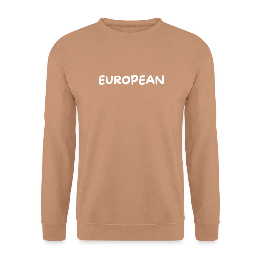 "EUROPEAN" - Unisex Pullover - mocha