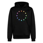 Men’s Premium Hoodie - "12 Stars - LGBTQ" - black