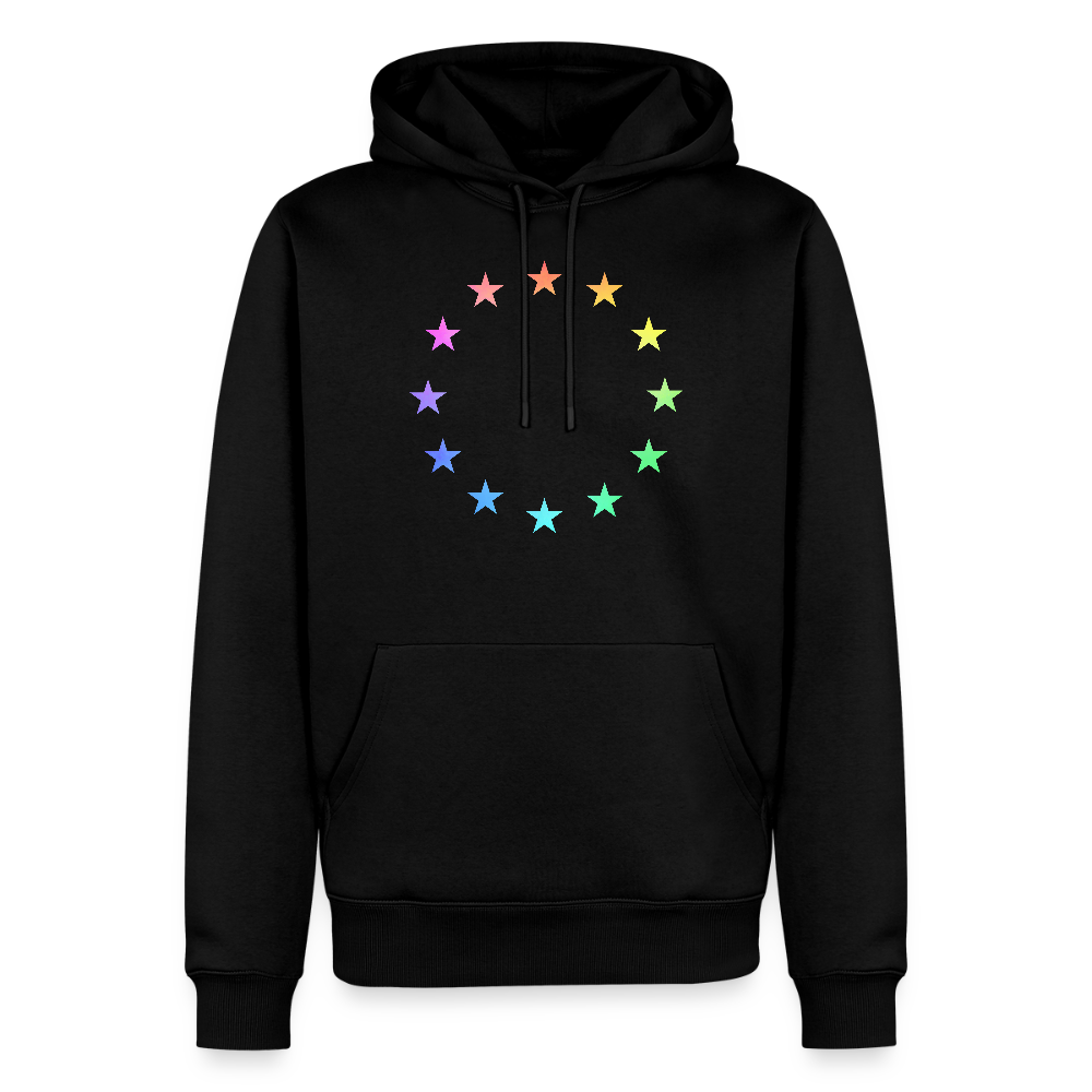 Men’s Premium Hoodie - "12 Stars - LGBTQ" - black