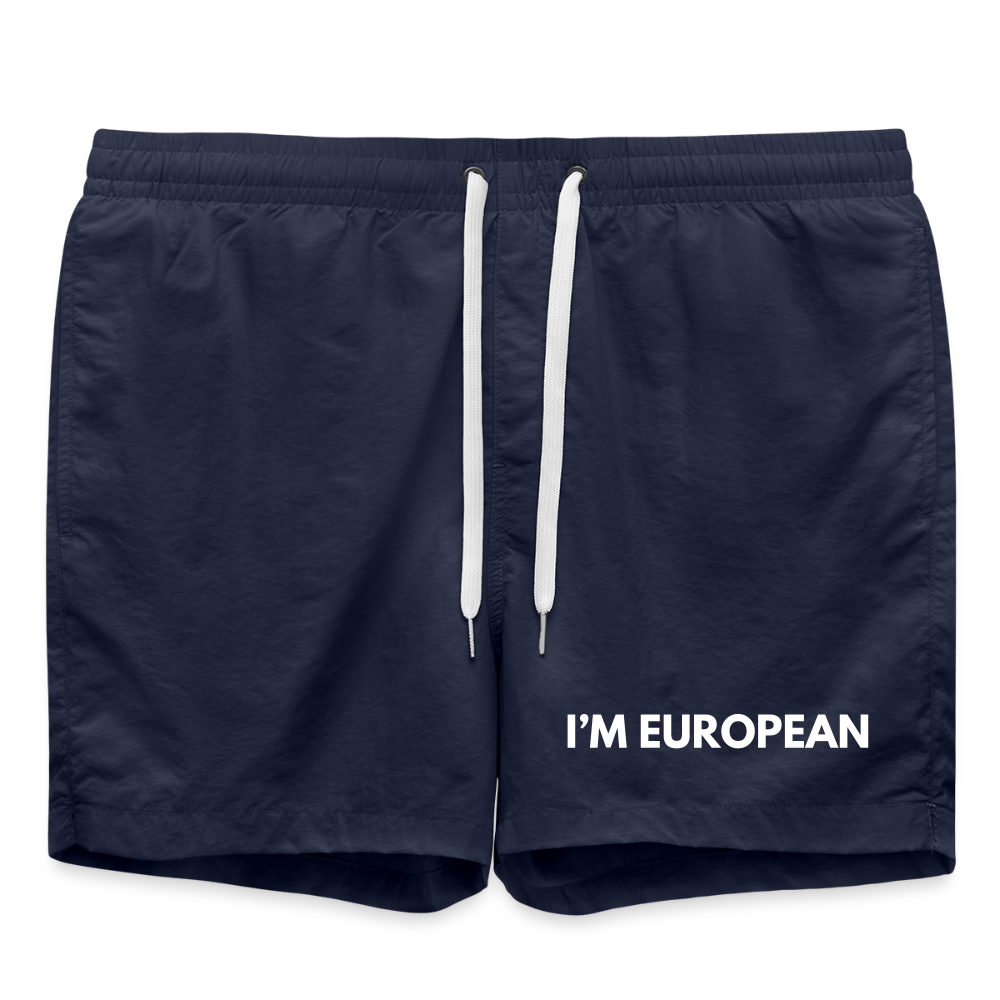"I'M EUROPEAN" - Badeshorts - french navy