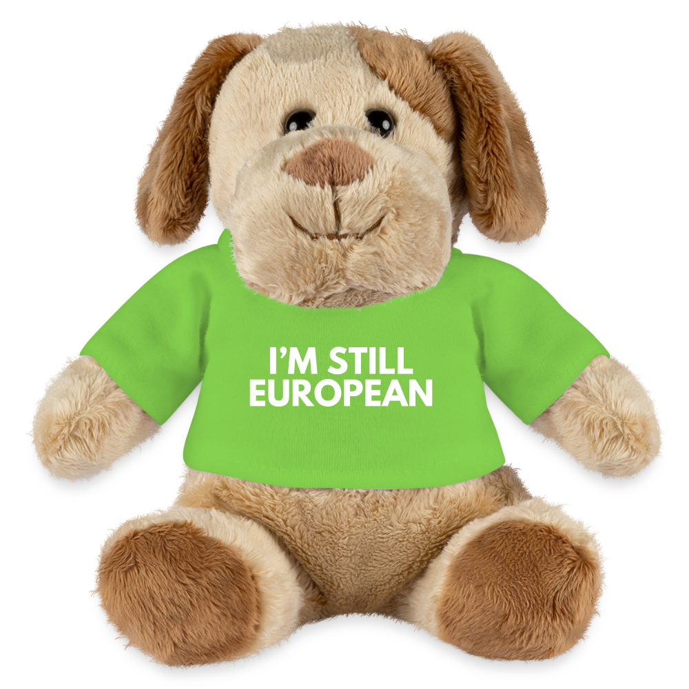 "I'M STILL EUROPEAN" - MiniFeet® Hund Helge - light green