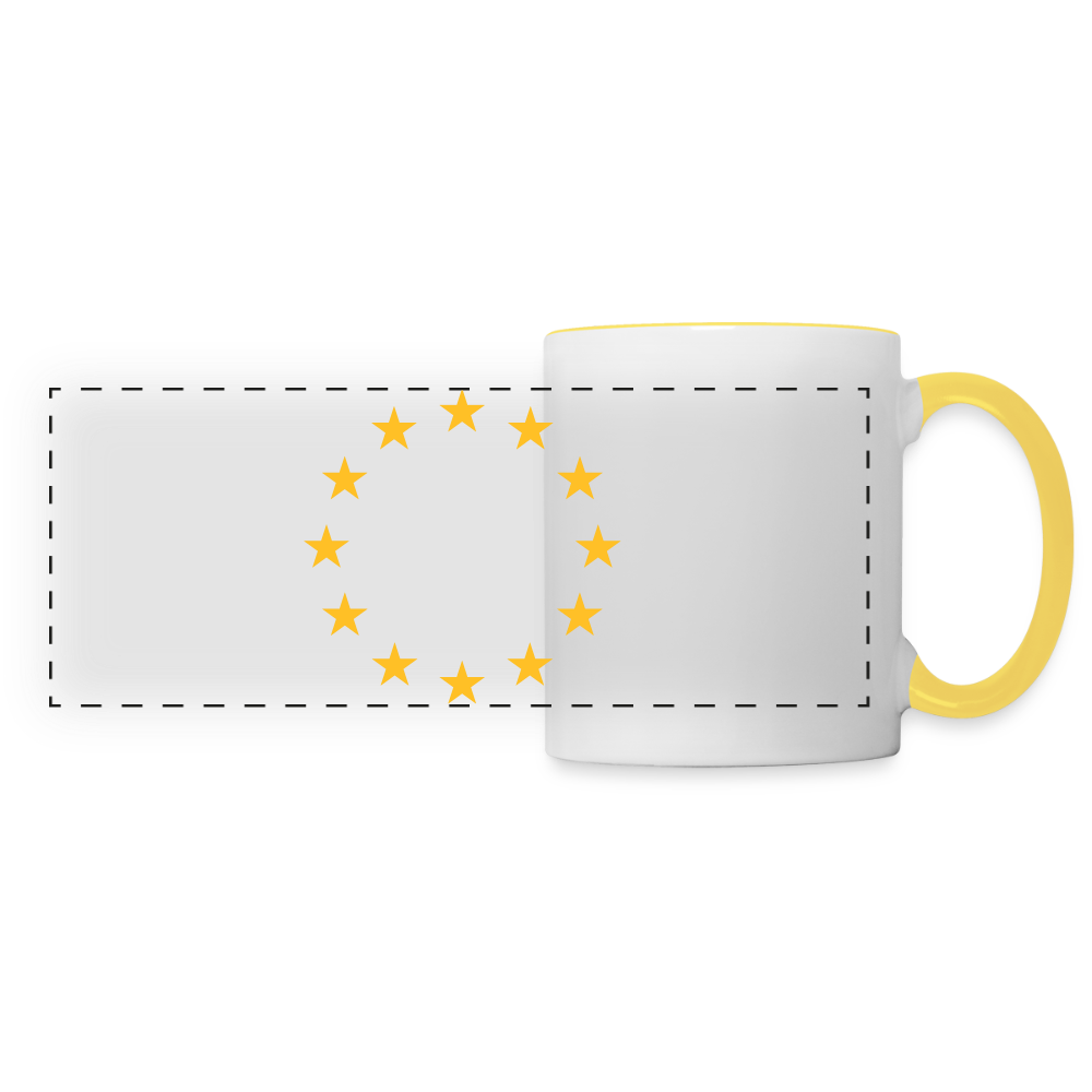 "12-Stars" - Mug - white/yellow