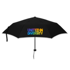 Umbrella (small) - "United in Diversity - LGBTQ" - black