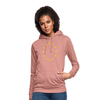 "12-Stars" - Women's Hoodie - dusky rose