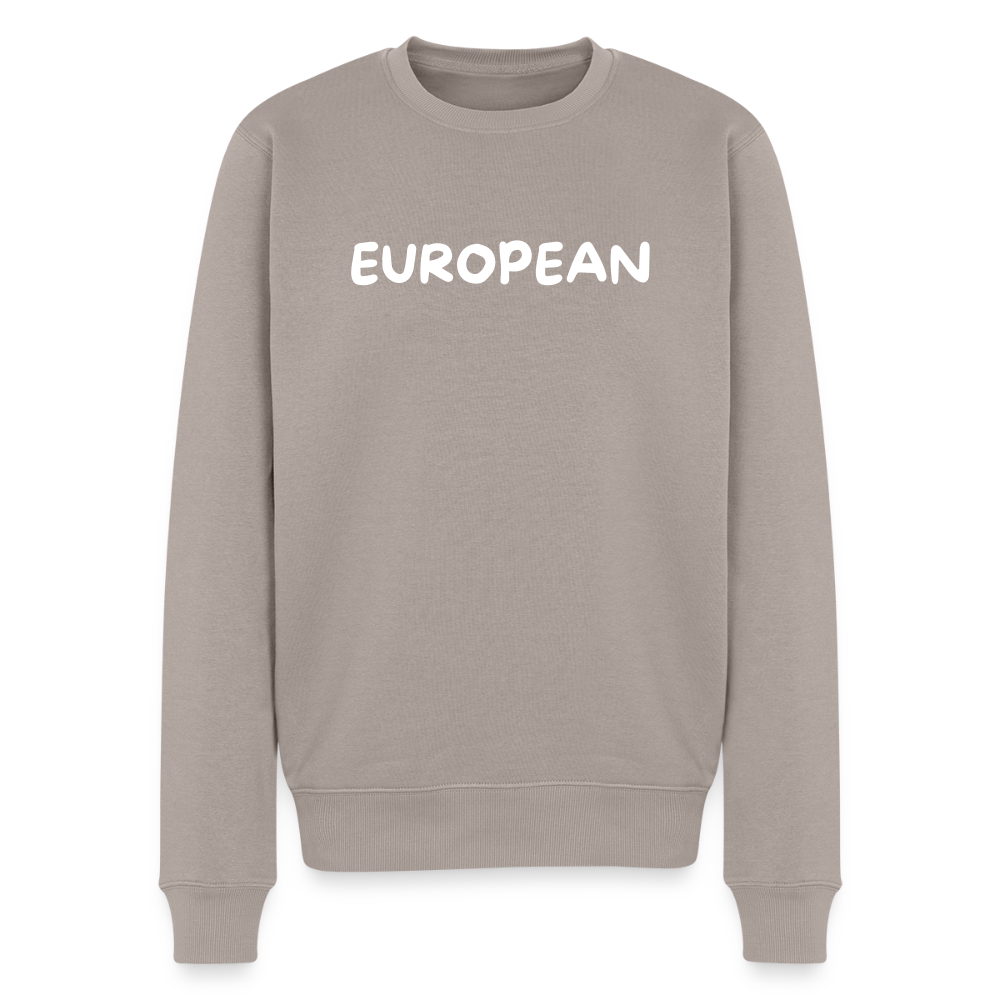 "EUROPEAN" - Männer Premium Pullover - taupe
