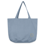 "12-stars-mini" - Vintage-Washed Shopper - Vintage Blue