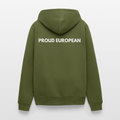 "PROUD EUROPEAN" - Männer Premium Kapuzenjacke - khaki