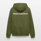 "PROUD EUROPEAN" - Männer Premium Kapuzenjacke - khaki