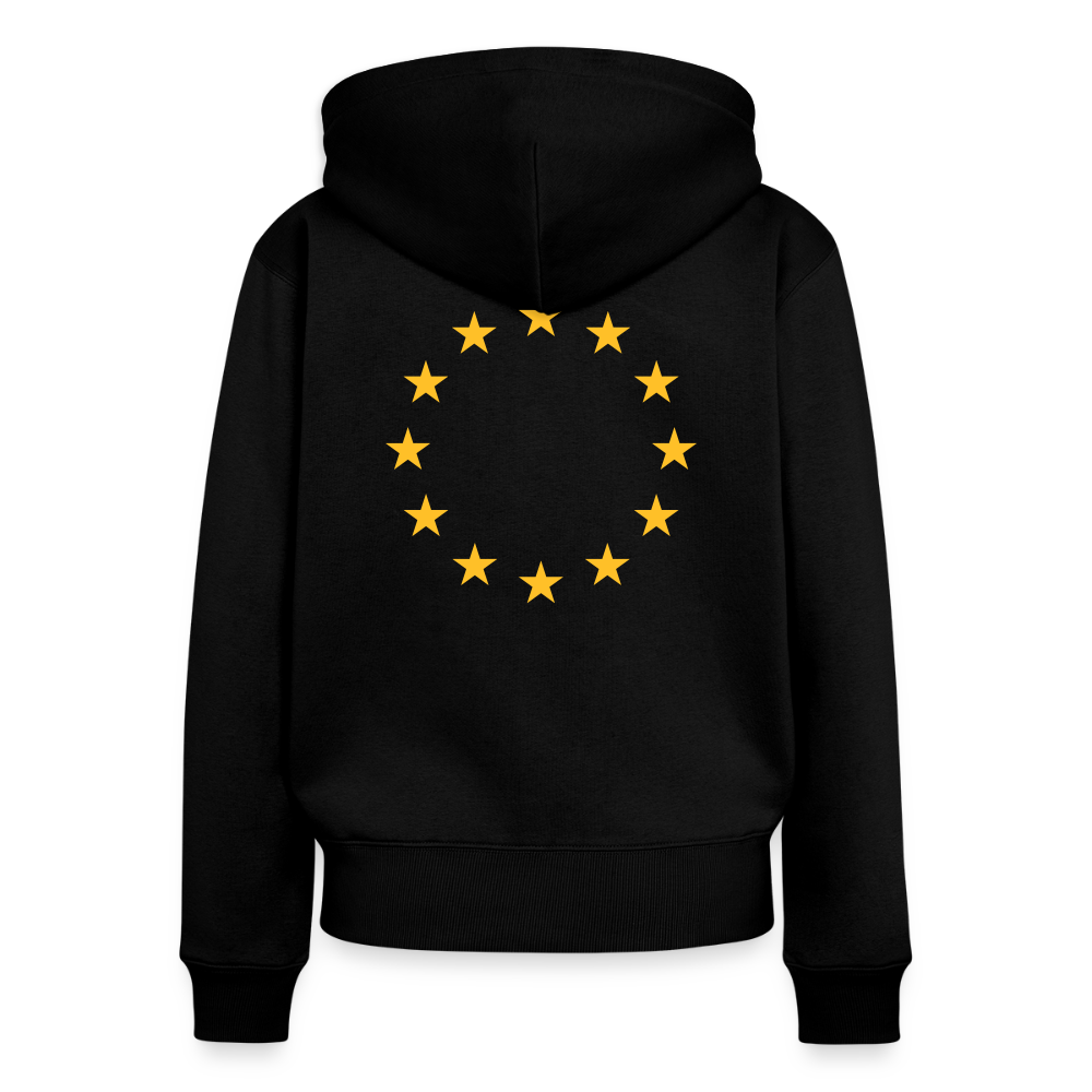 "12-Stars" - Women's Premium Hooded Jacket - black