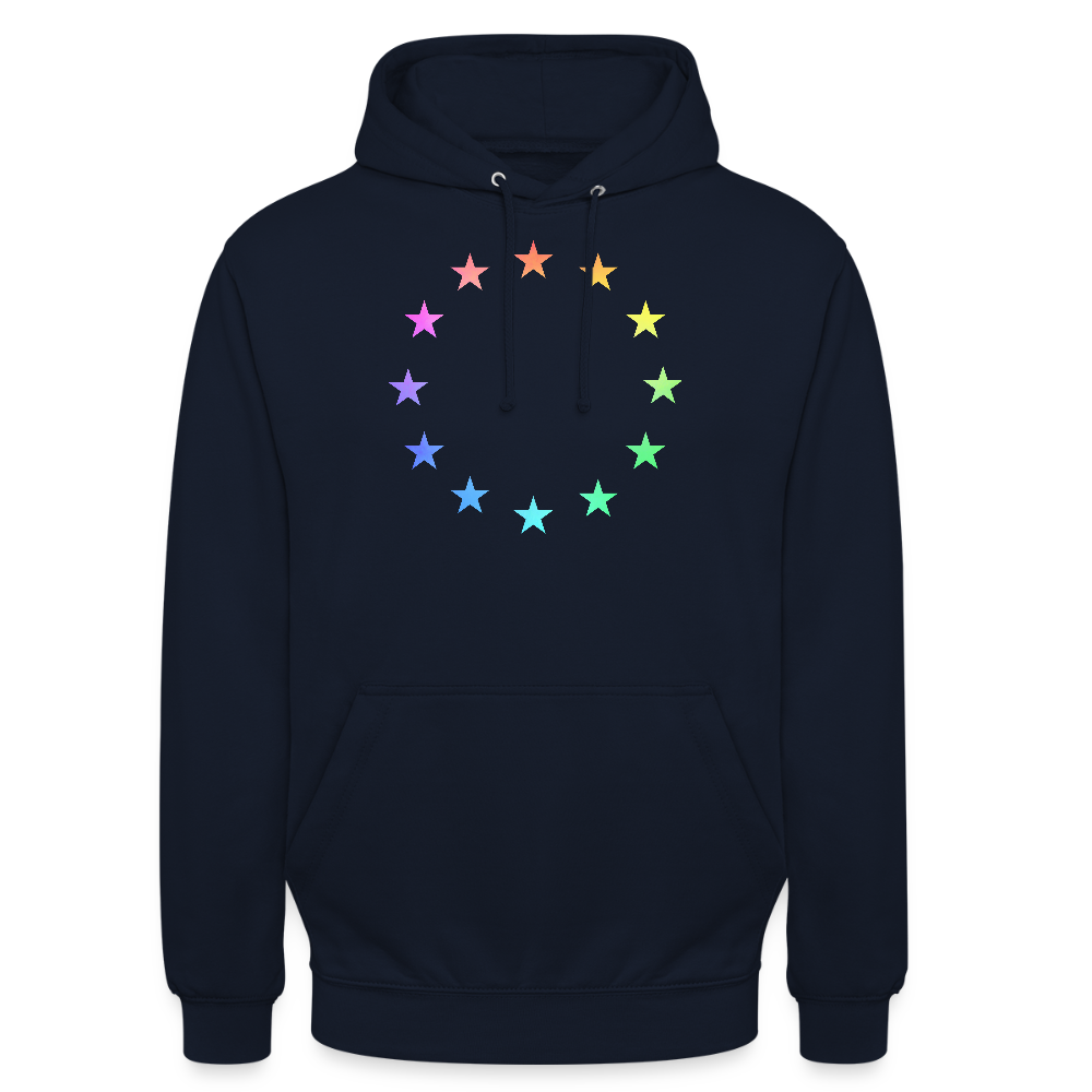 Unisex Hoodie - "12 Stars - LGBTQ" - navy