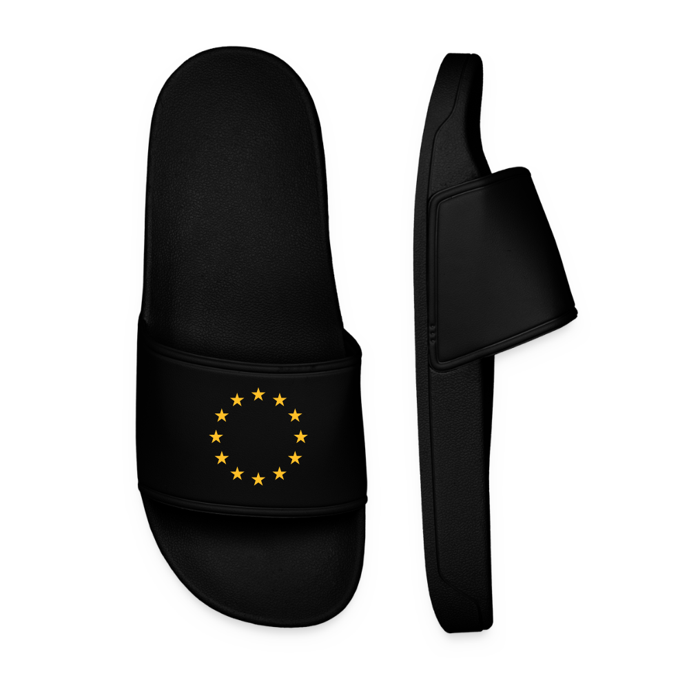 "12-Stars" - Men’s Pool Sliders - black