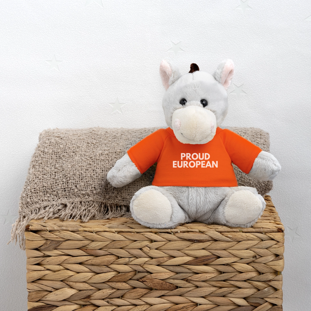 "PROUD EUROPEAN" - MiniFeet® Esel Pelle - golden orange