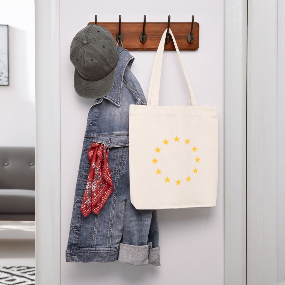"12-Stars" - Stanley/Stella Heavyweight Recycled Tote Bag - natural white