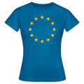 "12-Stars" - Women's T-Shirt - antique blue sapphire heather