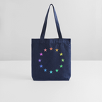 Stanley/Stella Heavyweight Recycled Tote Bag - "12 Stars - LGBTQ" - melange blue