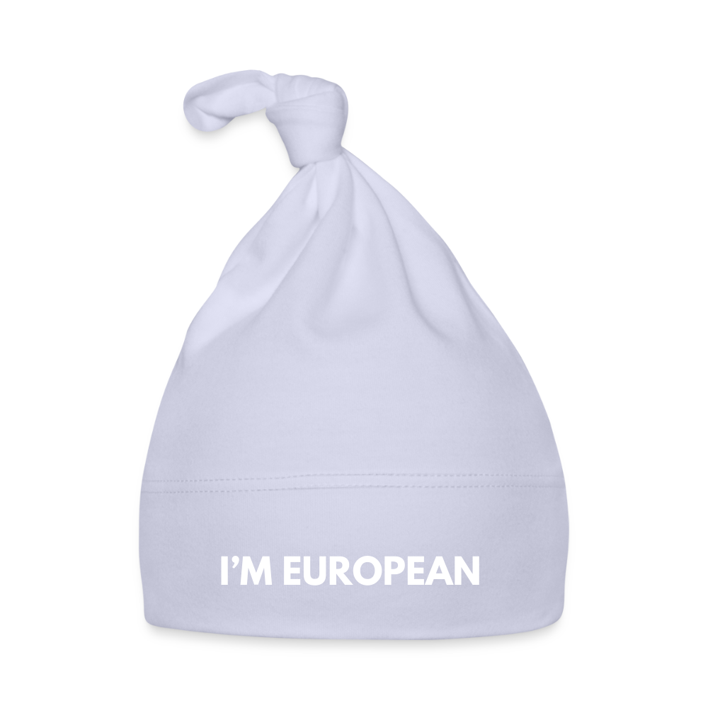"I'M EUROPEAN" - Baby Mütze - sky