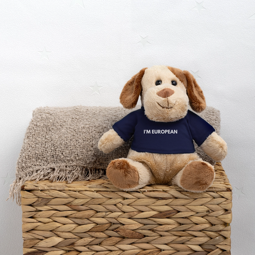 "I'M EUROPEAN" - MiniFeet® Hund Helge - french navy