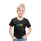 Kids' Premium T-Shirt  - "United in Diversity - LGBTQ" - charcoal grey