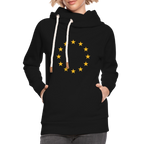 "12-Stars" - Shawl Collar Hoodie - black