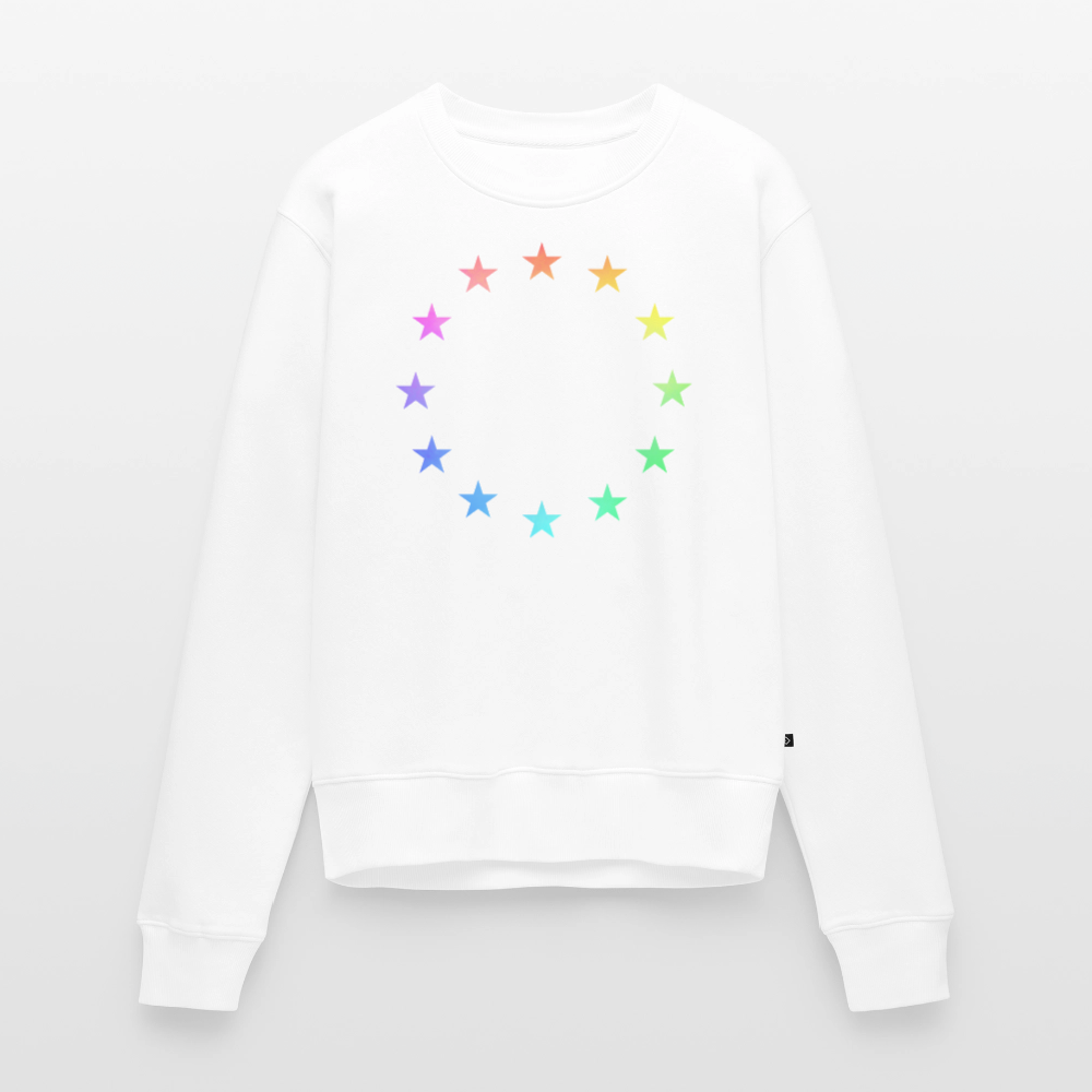 Women’s Premium Sweatshirt - "12 Stars - LGBTQ" - white