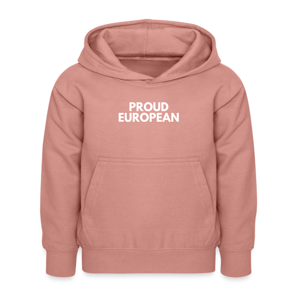 "PROUD EUROPEAN" - Kinder Hoodie - dusky rose