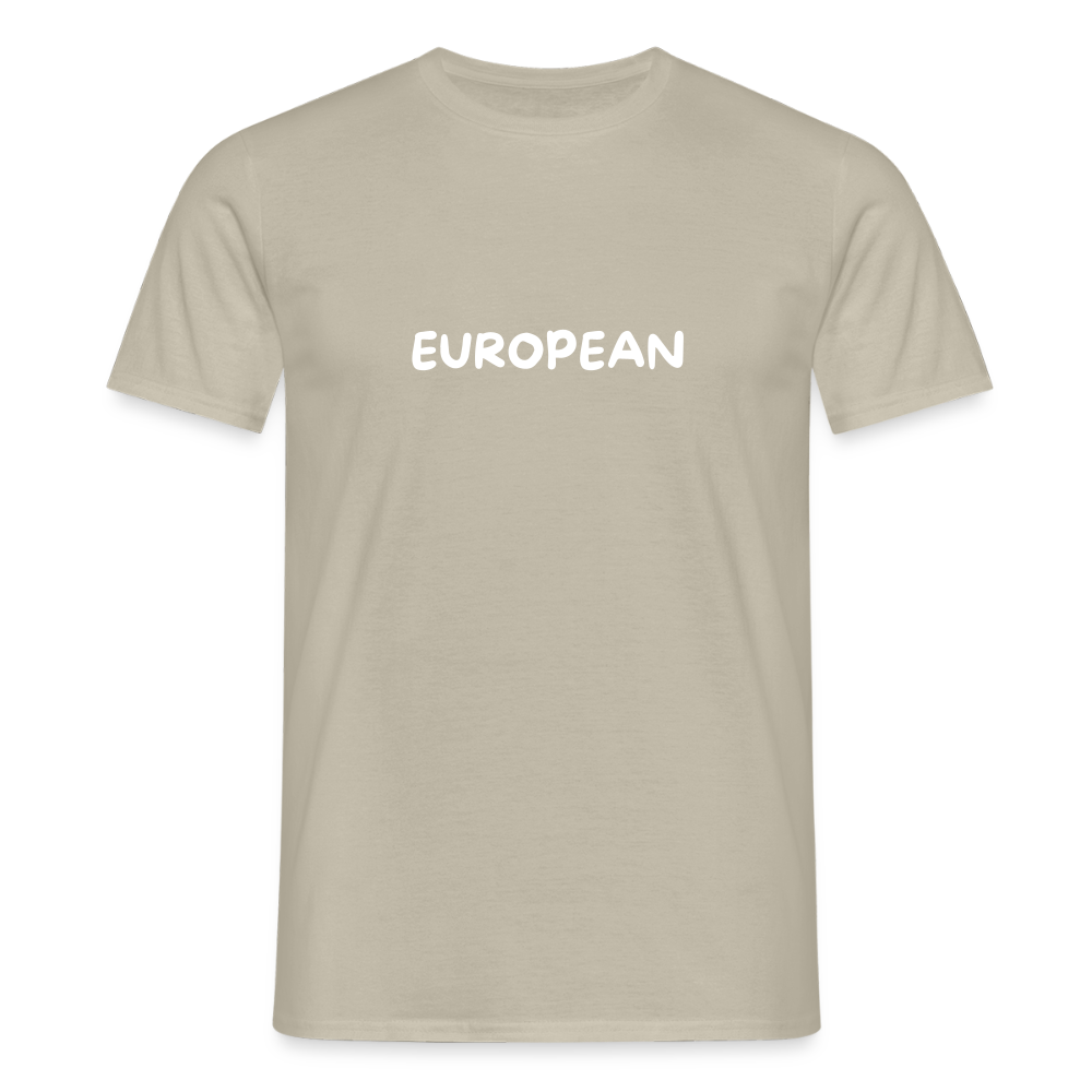 "EUROPEAN" Männer T-Shirt - sand beige