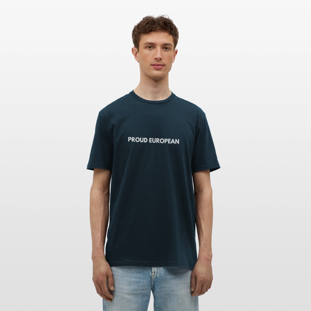 "PROUD EUROPEAN" - Männer T-Shirt - navy