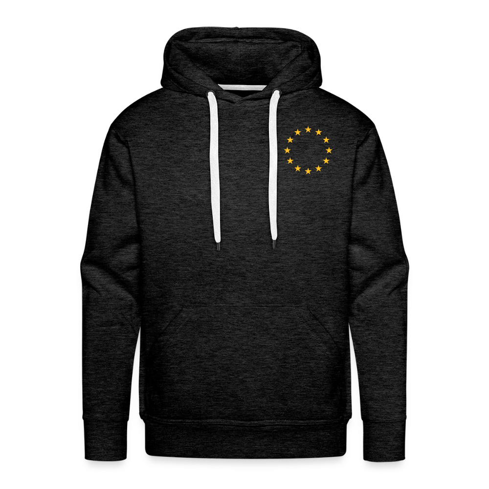 "12-stars-mini" - Männer Premium Hoodie - charcoal grey