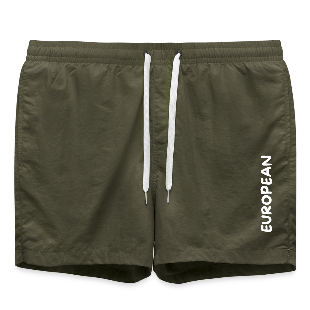 "EUROPEAN" - Badeshorts - olive