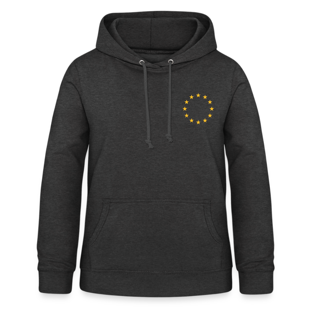 "12-stars-mini" - Frauen Hoodie - charcoal grey