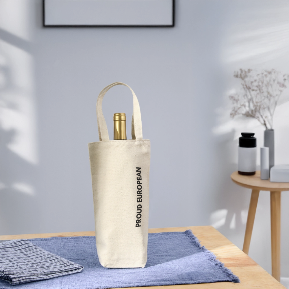 PROUD EUROPEAN - Geschenkbeutel für Flaschen - nature